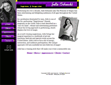Tablet Screenshot of juliesobanski.com